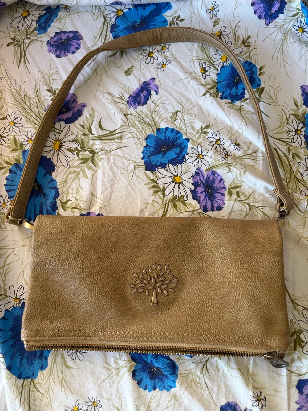 Mulberry Tan Leather Shoulder Bag